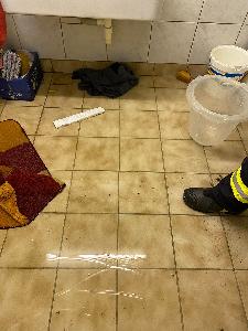 Bild: Der Keller stand ca. 1 cm unter Wasser