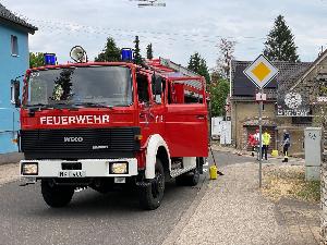 Bild: Dieselkraftstoff war in der Brühlstraße ausgetreten