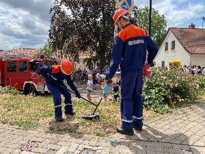 Bild: Jahreshauptübung der Kinder- und Jugendfeuerwehr Feuerwehr Eppelborn