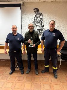 Bild: Alfons Egler wird in die Ehrenabteilung verabschiedet