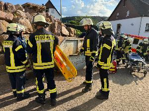 Bild: Person in Container in Dirmingen