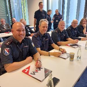 Bild: Feuerwehr Eppelborn zu Gast beim Hochwassersymposium in Zweibrücken