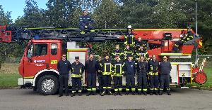 Bild: Die Feuerwehrangehörigen aus dem Löschbezirk Eppelborn