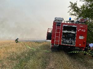 Bild: Stoppelfeld brannte im Ortsteil Wiesbach