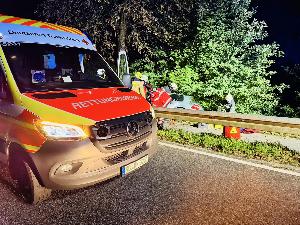 Bild: Schwerer Verkehrsunfall auf der L112 bei Wustweiler – Fahrer schwer verletzt