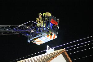 Bild: Kaminbrand in der Steinackerstraße