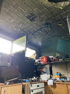 Bild: Stromausfall lässt Zimmerbrand entdecken