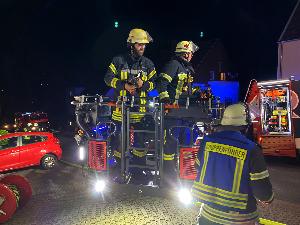 Bild: Kaminbrand in der Waldstra&amp;szlig;e