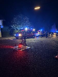 Bild: Auch die Drohneneinheit der Feuerwehr Illingen war im Einsatz in der Pastor-Vogt-Straße